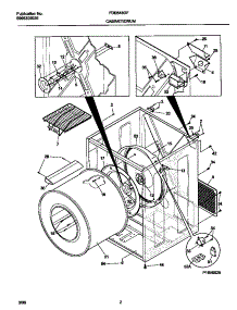 02 - Cabinet / Drum parts for Frigidaire Dryer FDE648GFT0 from AppliancePartsPros.com