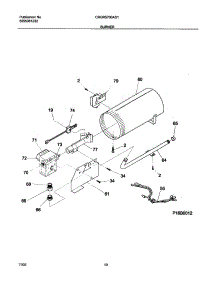 11 - Burner parts for Frigidaire Dryer CRGR5700AS1 from AppliancePartsPros.com