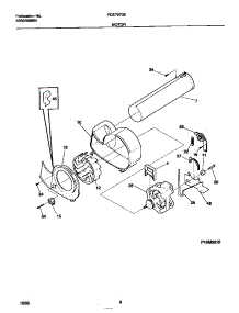 05 - Motor parts for Frigidaire Dryer FDE7970EW0 from AppliancePartsPros.com