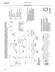 12 - Wiring Diagram parts for Frigidaire Dryer CRGR5700AS3 from AppliancePartsPros.com