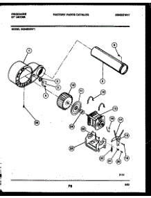 05 - Blower And Drive Parts parts for Frigidaire Dryer DE6420RW1 from AppliancePartsPros.com