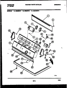 04 - Console And Control Parts parts for Frigidaire Dryer DECIFL4 from AppliancePartsPros.com