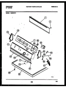 04 - Console And Control Parts parts for Frigidaire Dryer DECSFW3 from AppliancePartsPros.com