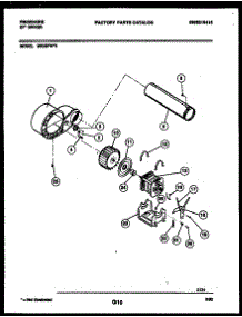 05 - Blower And Drive Parts parts for Frigidaire Dryer DECSFW3 from AppliancePartsPros.com