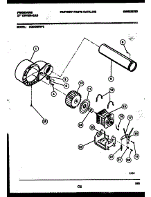 05 - Blower And Drive Parts parts for Frigidaire Dryer DG6420RW3 from AppliancePartsPros.com