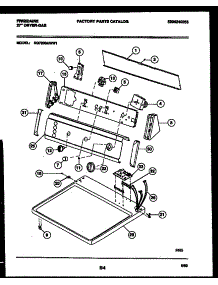 04 - Console And Control Parts parts for Frigidaire Dryer DG7200AWW1 from AppliancePartsPros.com