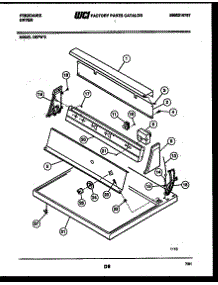 04 - Console And Control Parts parts for Frigidaire Dryer DEFW2 from AppliancePartsPros.com