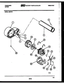 05 - Blower And Drive Parts parts for Frigidaire Dryer DEFW2 from AppliancePartsPros.com