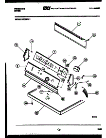 04 - Console And Control Parts parts for Frigidaire Dryer DECSFW1 from AppliancePartsPros.com