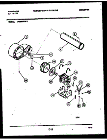 05 - Blower And Drive Parts parts for Frigidaire Dryer DG8600PW2 from AppliancePartsPros.com