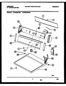04 - Console And Control Parts parts for Frigidaire Dryer FDE336NBS0 from AppliancePartsPros.com