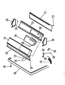 04 - Console, Controls, Top Panel parts for Frigidaire Dryer DG8800PW1 from AppliancePartsPros.com