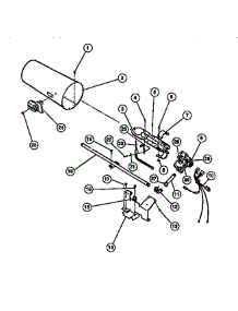 06 - Gas  Valve, Burner  Assembly, Senso parts for Frigidaire Dryer DG8800PW1 from AppliancePartsPros.com
