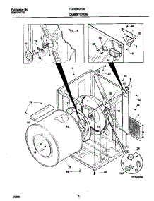 02 - P16v0035 Dry Cab,Heater parts for Frigidaire Dryer FDE558GHS0 from AppliancePartsPros.com
