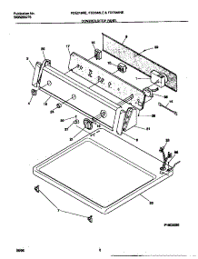 04 - Controls / Top Panel parts for Frigidaire Dryer FDE546LES0 from AppliancePartsPros.com