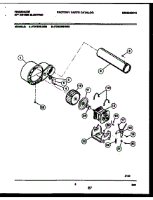 05 - Blower And Drive Parts parts for Frigidaire Dryer FDE336LBS0 from AppliancePartsPros.com