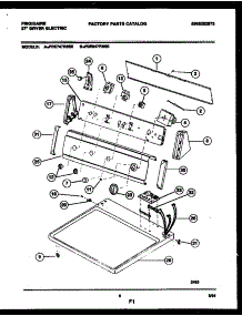 04 - Console And Control Parts parts for Frigidaire Dryer FDE747RBS0 from AppliancePartsPros.com