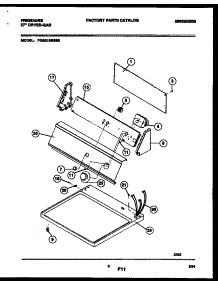 04 - Console And Control Parts parts for Frigidaire Dryer FDG216RBS0 from AppliancePartsPros.com