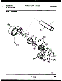 05 - Blower And Drive Parts parts for Frigidaire Dryer FDG216RBS0 from AppliancePartsPros.com