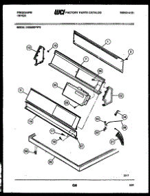 04 - Console And Control Parts parts for Frigidaire Dryer DG8600PW0 from AppliancePartsPros.com