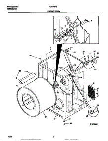02 - Cabinet / Drum parts for Frigidaire Dryer FDG336RBT2 from AppliancePartsPros.com