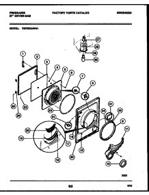 03 - Door Parts parts for Frigidaire Dryer DG7200ADD1 from AppliancePartsPros.com