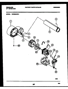 05 - Blower And Drive Parts parts for Frigidaire Dryer DG7200ADD1 from AppliancePartsPros.com