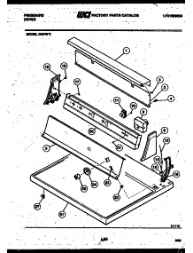 04 - Console And Control Parts parts for Frigidaire Dryer DGFW0 from AppliancePartsPros.com
