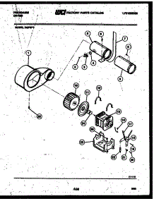 05 - Motor And Blower Parts parts for Frigidaire Dryer DGFW0 from AppliancePartsPros.com