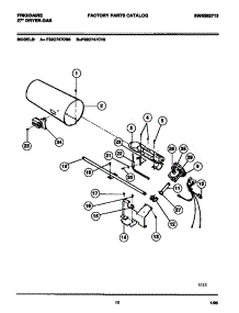 06 - Gas Valve, Burner Assembly, Sensor parts for Frigidaire Dryer F32C747CS0 from AppliancePartsPros.com