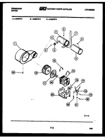05 - Motor And Blower Parts parts for Frigidaire Dryer DGIFL0 from AppliancePartsPros.com