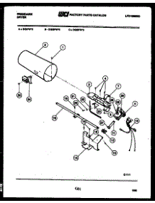 06 - Burner, Igniter And Valve parts for Frigidaire Dryer DGIFL0 from AppliancePartsPros.com