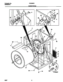 02 - Cabinet / Drum parts for Frigidaire Dryer FDE336RET1 from AppliancePartsPros.com
