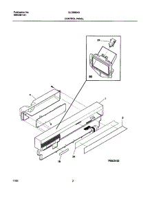 03 - Control Panel parts for Frigidaire Dishwasher GLDB954BB1 from AppliancePartsPros.com