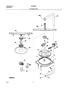 09 - Motor & Pump parts for Frigidaire Dishwasher GLDB958AB2 from AppliancePartsPros.com
