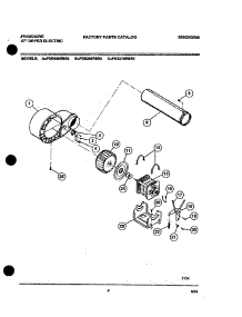 05 - Blower And Drive Parts parts for Frigidaire Dryer FDE436RBT0 from AppliancePartsPros.com