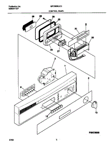 02 - Control parts for Frigidaire Dishwasher GPDB698JC0 from AppliancePartsPros.com