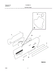 03 - Control Panel parts for Frigidaire Dishwasher PLDB998CC0 from AppliancePartsPros.com