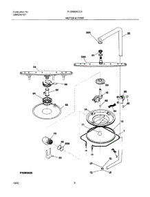 09 - Motor & Pump parts for Frigidaire Dishwasher PLDB998CC0 from AppliancePartsPros.com