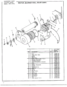 Motor,Blower Housing,Idler Assembly parts for Frigidaire Dryer 7287A from AppliancePartsPros.com