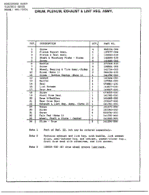 Drum / Plenum / Exhaust / Lint Hsg. Assy Page 2 parts for Frigidaire Dryer 7287A from AppliancePartsPros.com