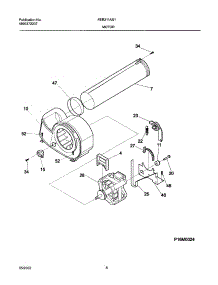 09 - Motor,Blower parts for Frigidaire Dryer FER211AS1 from AppliancePartsPros.com