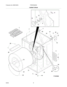 03 - Cabinet / Drum parts for Frigidaire Dryer FGRB7800DS0 from AppliancePartsPros.com
