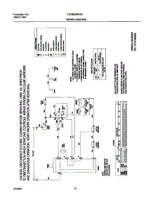 12 - 131518600 Wiring Diagram parts for Frigidaire Dryer FDGB23RGS2 from AppliancePartsPros.com