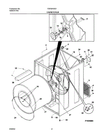 03 - Dry Cab,Heater parts for Frigidaire Dryer FGR341AS1 from AppliancePartsPros.com