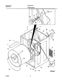03 - Dry Cab,Heater parts for Frigidaire Dryer FSG447GHS1 from AppliancePartsPros.com