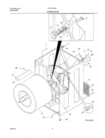 03 - Dry Cab,Heater parts for Frigidaire Dryer FGR211AS0 from AppliancePartsPros.com