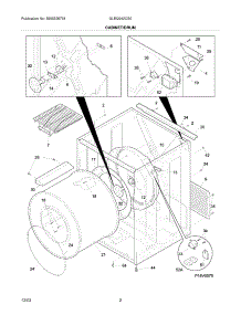 03 - Cabinet / Drum parts for Frigidaire Dryer GLEQ942CS0 from AppliancePartsPros.com