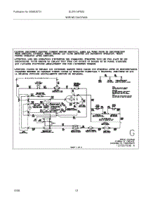 12 - Wiring Diagram parts for Frigidaire Dryer GLGR104FSS2 from AppliancePartsPros.com
