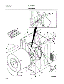 03 - Cabinet / Drum parts for Frigidaire Dryer GLGR642AS3 from AppliancePartsPros.com